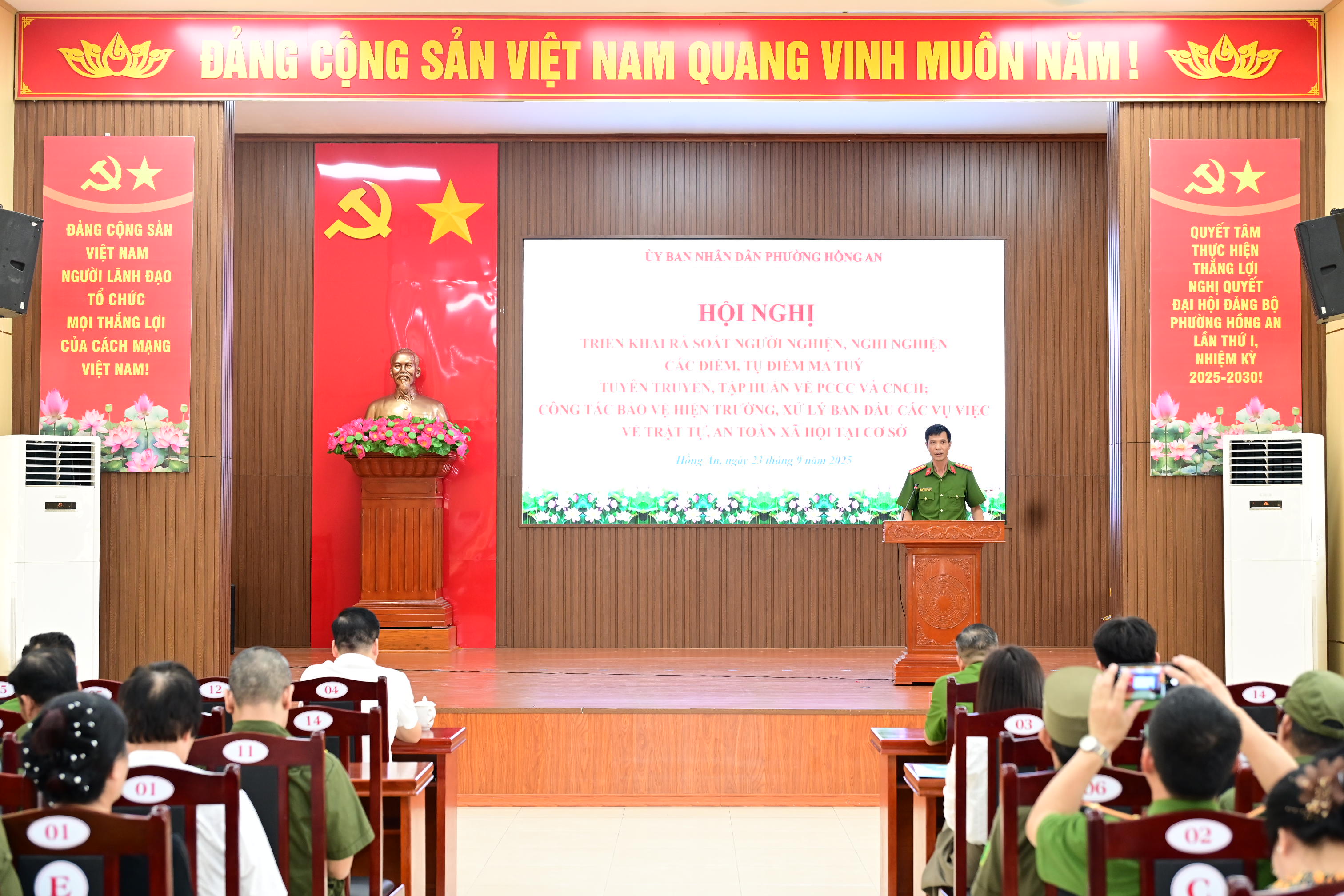 Phường Hồng An triển khai Kế hoạch rà soát người nghiện,  nghi nghiện, các tụ điểm ma tú